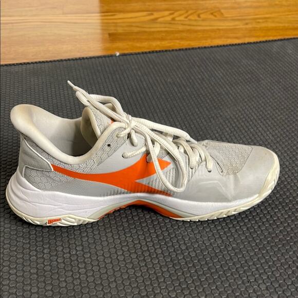 Diadora Athletic Shoes - Gray and Orange Size 8 - Picture 5 of 10